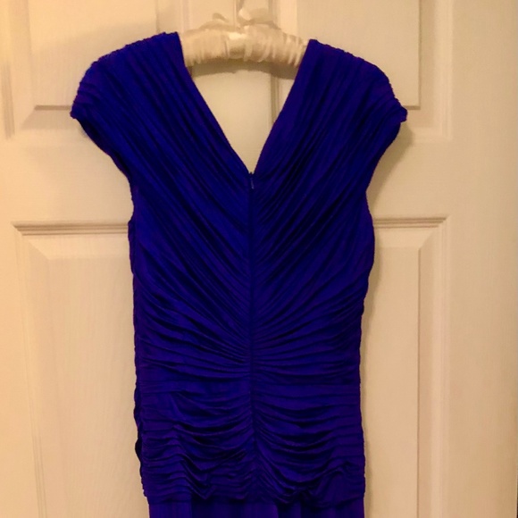 Tadashi Sapphire Blue Gown, Large - Picture 4 of 6